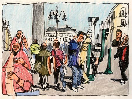 sketch puerta del sol 11