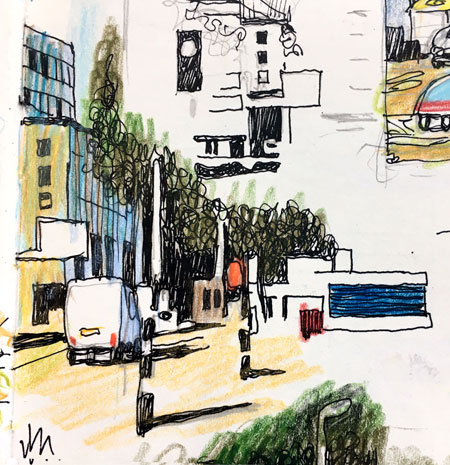 sketch weesperplein 21