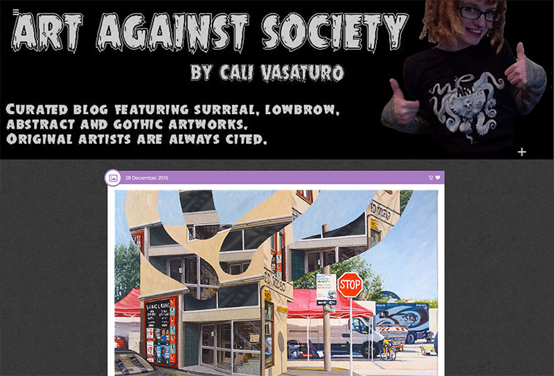 ArtAgainstSociety website