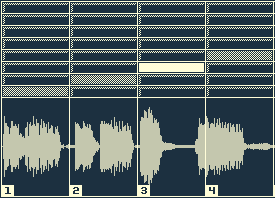 slicer with waveform display