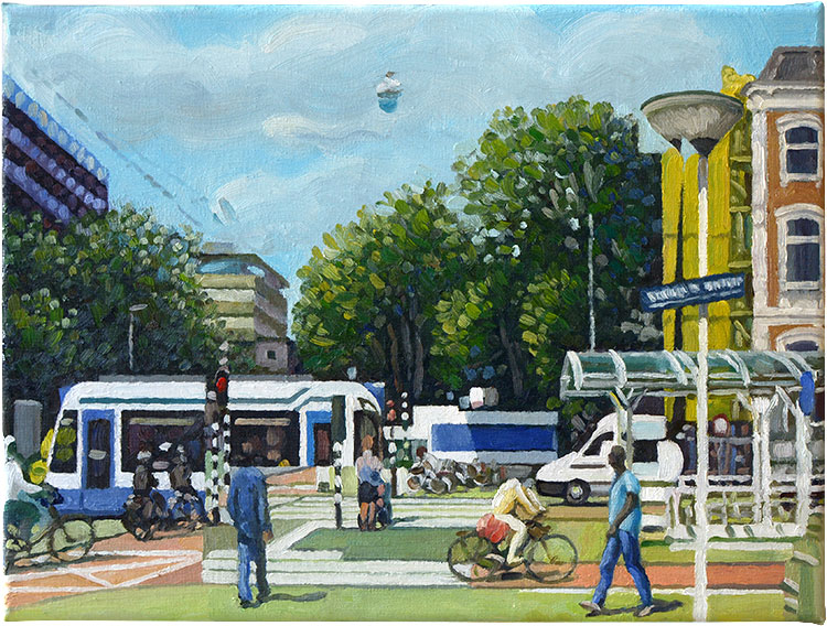 painting weesperplein 2