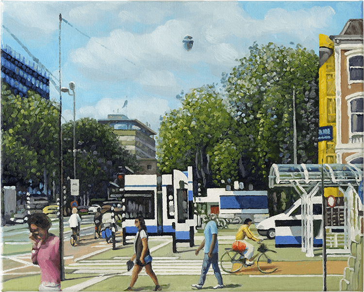 painting weesperplein 3