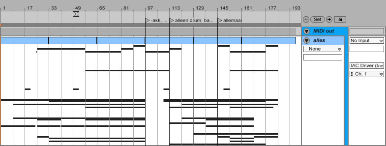 Ableton MIDI clip