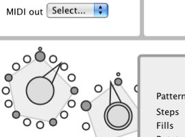 Euclidean MIDI patterns screenshot